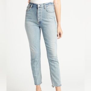 AGOLDE Nico High Rise Straight in Chronicle